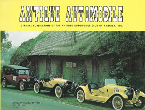 ANTIQUE AUTOMOBILE 1974 JAN - MERCERS, '09 MERCEDES, '17 PACKARD, BEVER STATE 